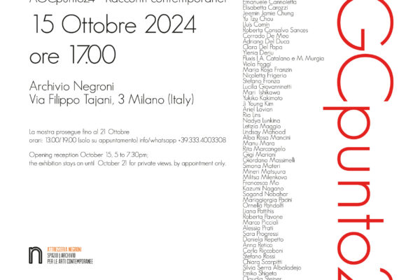 Milano Jewelry Week 2024 AGCpunto Archivio Negroni